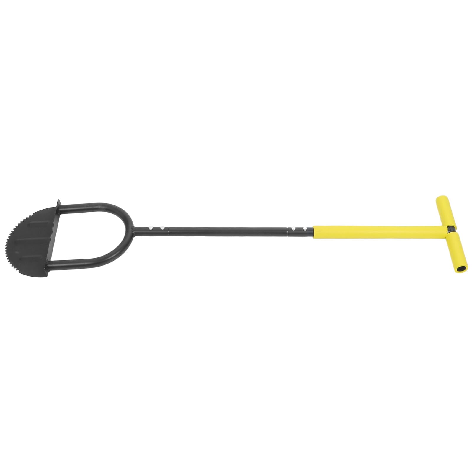 BESPORTBLE Herramienta Manual para Aflojar Tierra con Borde Dentado de Acero Resistente, Cultivador de Césped con Mango en T Ergonómico, Pala Ligera para Jardín, Huerto y Césped, Aireador
