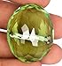REAL-GEMS Natural Green Amethyst Loose Gemstone Oval Cut 50.30 Ct Translucent Stone for Jewelry Making and Collectors