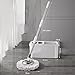 TT-YEL Professional Mop and Bucket Set, 360° Swivel Mop for Cleaning Floors, with Wringer and Portable Handle, 130CM Retractable Metal Handle, Suitable for All Floor Types