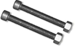 Leaf Spring Center Bolts (1/2 inch x 4 inch) - Pair (4X4 Off-Road Vehicles)