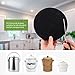 10 Pack Charcoal Filters for Kitchen Compost Bin, Compost Filters for Countertop Bin Pail Replacement, Activated Charcoal Home Bucket Refill Sets, Round 6.7 Inch