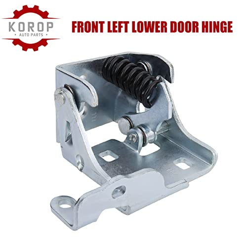 Front Driver Side Lower Door Hinge (Left) Fits for 2007-2014 Chevy Silverado Suburban Tahoe Avalanche GMC Sierra Yukon Cadillac Escalade, Replaces# 20969645