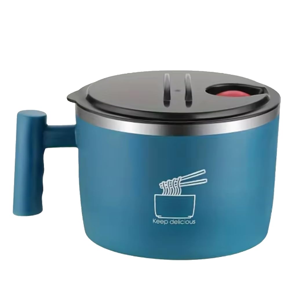 CTRLZS Ramen Bowl 1000ml, Lunch Container, Thai Soup Bowls, Cereal Bowls for Home, Kitchen, Camping Blue