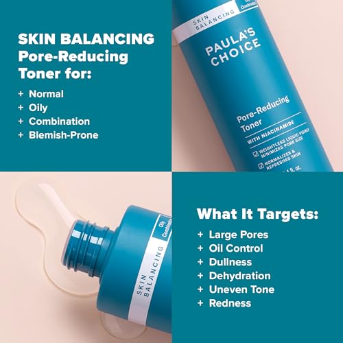 Paula's Choice Skin Balancing Pore-Reducing Toner for Combination and Oily Skin, Minimizes Large Pores, 6.4 Fluid Ounce Bottle