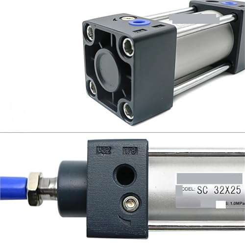 Vérins pneumatiques Standard SC 32 alésage double effet course 100 mm - 3