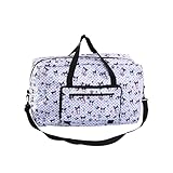 【RANGEMENT PRATIQUE】 En plus du compartiment principal spacieux, le sac de voyage dispose également d'une poche avant à fermeture éclair et d'une poche intérieure à fente, vous permettant de ranger vos affaires de manière ordonnée et d'y accéder facilement.