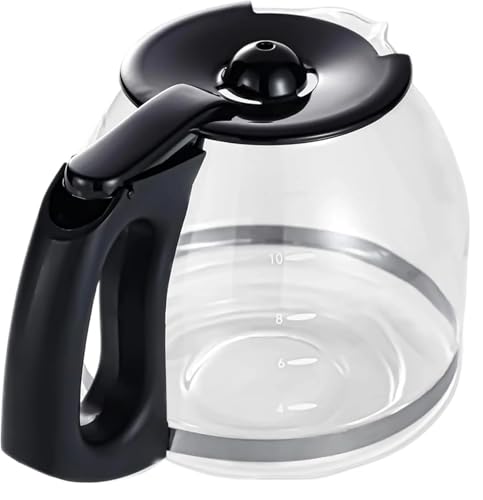 Compatible Con Mr. Coffee, Serie PLD12 PLD12-RB, Cafetera Pieza De Repuesto, Mango Negro, 12 Tazas