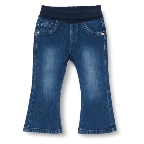 s.Oliver Girl's Blue Jeans with Elastic Waist Cover