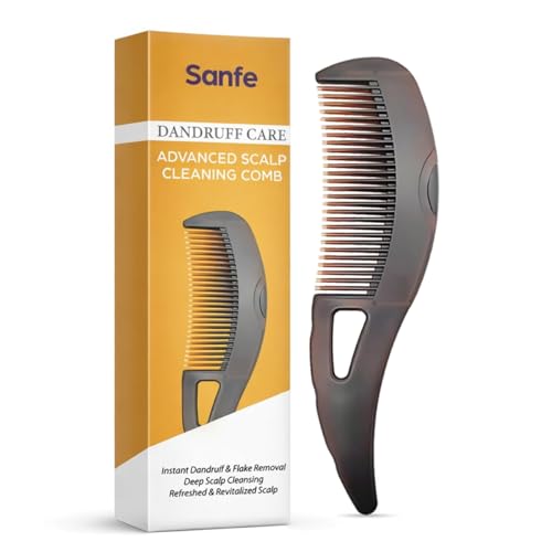 Image of Sanfe Dandruff Care Advanced Scalp Cleaning Comb For Healthy Scalp | 1 Unit