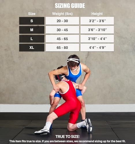 Elite Sports Kids Wrestling Youth Singlet, Standard Boys Wrestling Singlets