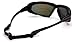 Pyramex Highlander Safety Eyewear, Sky Red Mirror Anti-Fog Lens With Black Frame