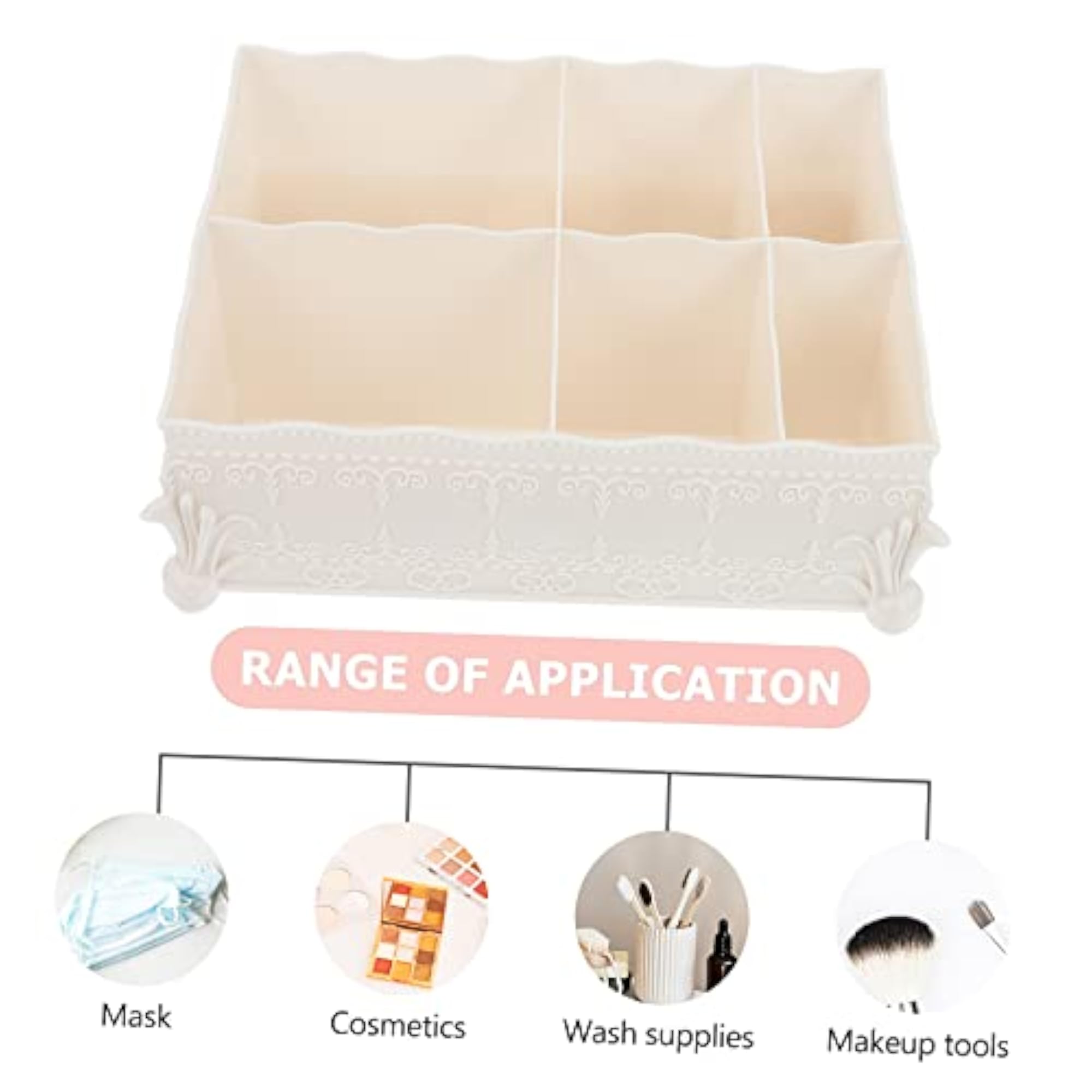 2pcs Vintage Nail Storage Organizer, Manicure Tool Boxes