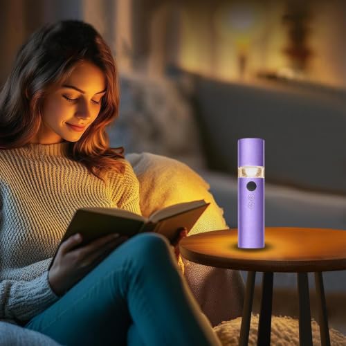 Mini ventilador portátil plegable ajustable con luz de clip para camping 2