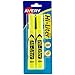 Avery Hi-Liter Desk-Style Highlighters, Smear Safe Ink, Chisel Tip, 2 Yellow Highlighters (24081) (Packaging may vary)