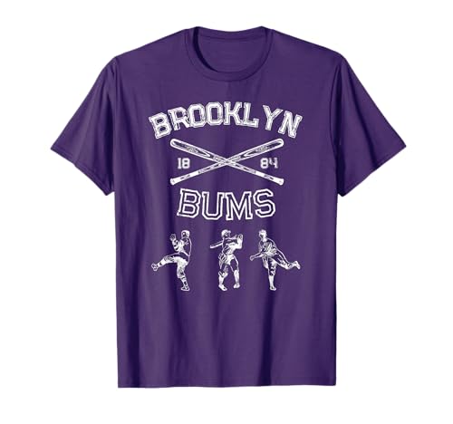 Classic Brooklyn Bums New York Baseball Fan Retro Vintage T-Shirt