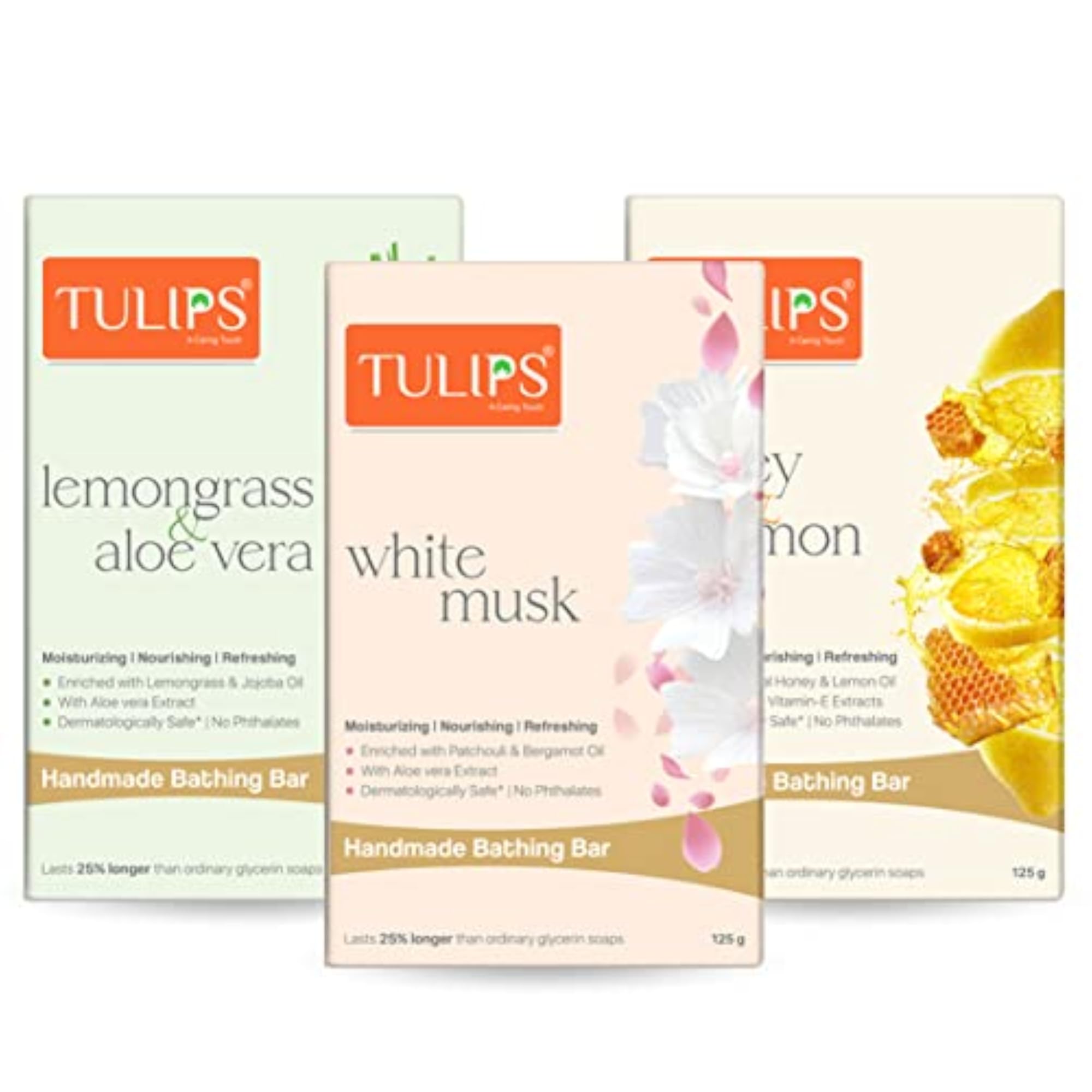 Handmade Bathing Bar Soap Pack of 3
