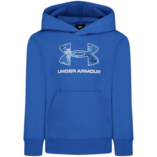 Image of Under Armour Boys' Fleece Pullover Hoodie Sweatshirt, Soft & Comfortable, Relaxed Fit