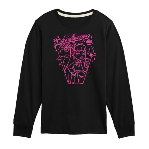 Monster High - Pink Draculaura - Toddler & Youth Girls Short Sleeve T-Shirt