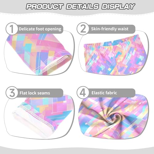 KLL Pink Glitter Texture Blush Toddler Baby Girl Legging Casual High Waisted Sweatpants Exercise3