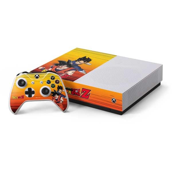 Skinit Decal Gaming Skin Compatible with Xbox One S Console and Controller Bundle - Officially Licensed Dragon Ball Z Goku Portrait Design