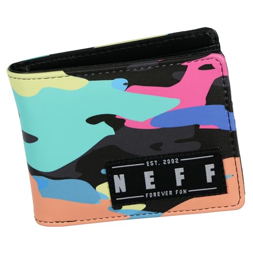 Neff Slim Minimalist Bifold Wallet for Men With Bill And 6 Card Slots