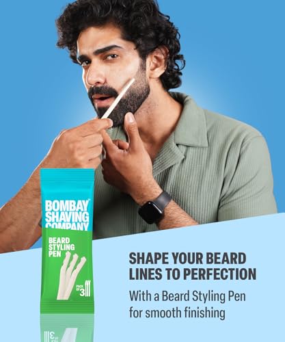 Image of Bombay Shaving Company Beard Trimmer Kit For Men | Power Play Nxt Beard Trimmer | Charcoal Face Wash | Beard Styling Pen | Tokyo Perfume | Travel Pouch | Beard Trimming Starter Kit | Beard Trimming Kit For All Skin Types | Travel Kit For Men