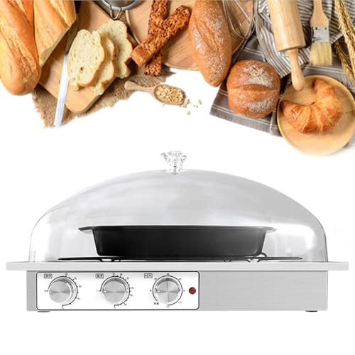 Fermentadora Eléctrica Para Masa,Caja De Fermentación De Pan De Masa Madre,Con Ajuste De Humedad (60-100%) Y Temperatura (24 ~ 54°c) Y Tiempo (0-120 Minutos), Para Tostadas, Yogur, Natto,510*360*290mm