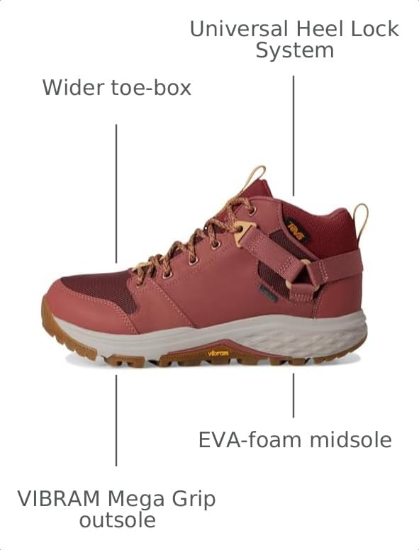 Image of Teva Women's Grandview Gore-Tex Durable Waterproof Hiking Boots