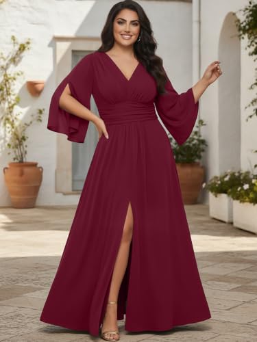 Image of KOH KOH Womens Long Bridesmaid Semi Formal Wedding Guest Maxi Dress Gown