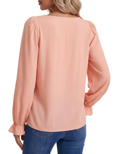 Women's Square Neck Long Sleeve Blouse - image 5