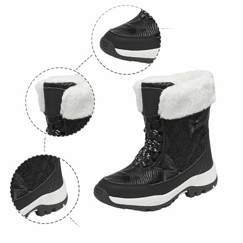 Bottes d'hiver tendance pieds au chaud grâce à la doublure douce