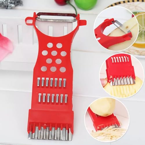 Image of 3-Piece Kitchen Set - Grater, Slicing Attachment & Peeler for Effortless Cooking