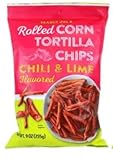 Generic 4 Pack Trader Joe's Rolled Corn Tortilla Chips - Chili & Lime Flavored - Gluten Free - NET WT. 9Oz (255g)