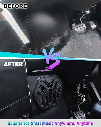6.5" Under Dash Speaker Pods para Kawasaki Mule PRO-FXT 2015-2026 miniatura 3