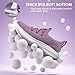 ZOVE Slip On Sneakers Women Hands-Free Walking Shoes Cushion Running Tennis Shoes Comfortable Fashion Sneakers Workout Gym Sports Athletic 8840 Purple FR Size 42