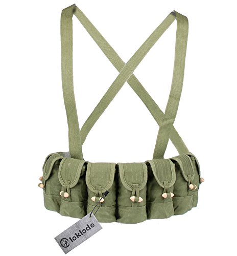 Loklode Chinese Military Surplus SKS Type 56 Semi Ammo Stripper Clips Chest Rig