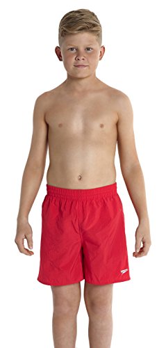 Image of Speedo Men's Essential 16" Boys Solid Leisure 15 Inch Watershort, Fed Red, L UK