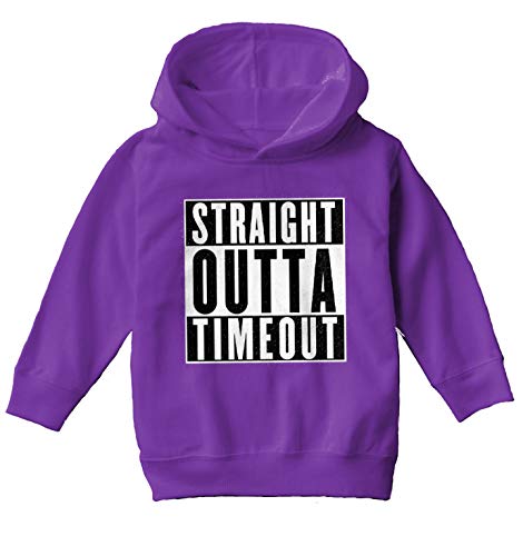 Haase Unlimited Straight Outta Timeout - Trouble Maker Toddler/Youth Fleece Hoodie2