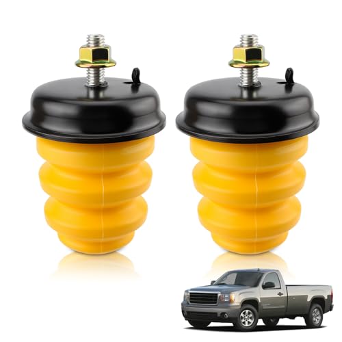 AUTOKAY 523-049 Rear Frame Leaf Spring Bumper Bump Stop Fits for Chevrolet Silverado 1500 Hd - 2 Pcs