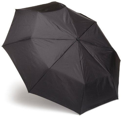 totes Blue Line Basic Auto Open Auto Close Compact Umbrella