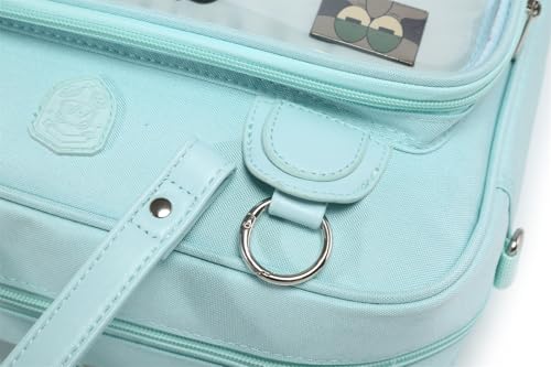 Image of Oxford Ita Bag Crossbody Shoulder Bag Satchel Messenger Backpack Multi-Purpose Pins Display
