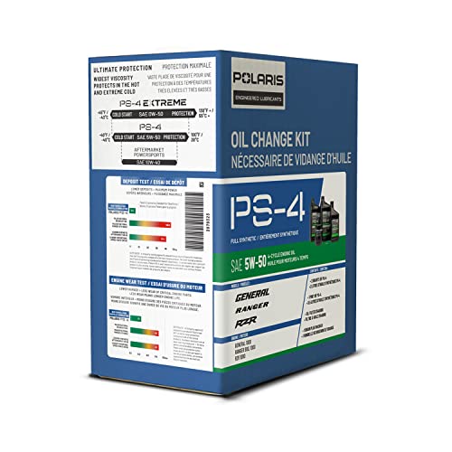 image for Polaris PS4 Oil Change Kit for Specific RANGER, GENERAL, RZR, ACE 900 