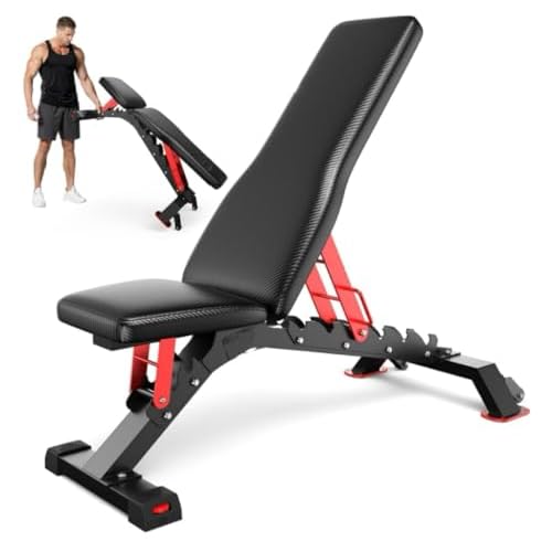 Adjustable Weight Bench for Power Cage