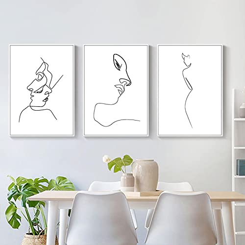 Impression sur toile minimaliste KEBIA affiche murale décoration salon 60x80cm sans cadre