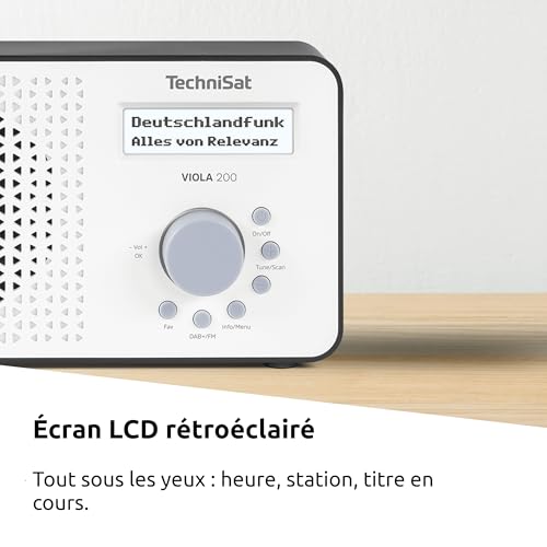 Radio Dab+ FM portable TechniSat Viola 200 récepteur numérique blanc PLL - 4