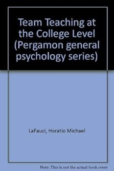 Hardcover Team Teaching at the College Level Book