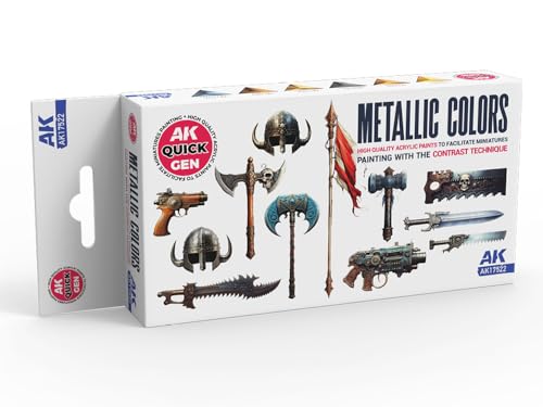 Ak Quick Gen Set Ak17522 Metallics (6X18Ml)