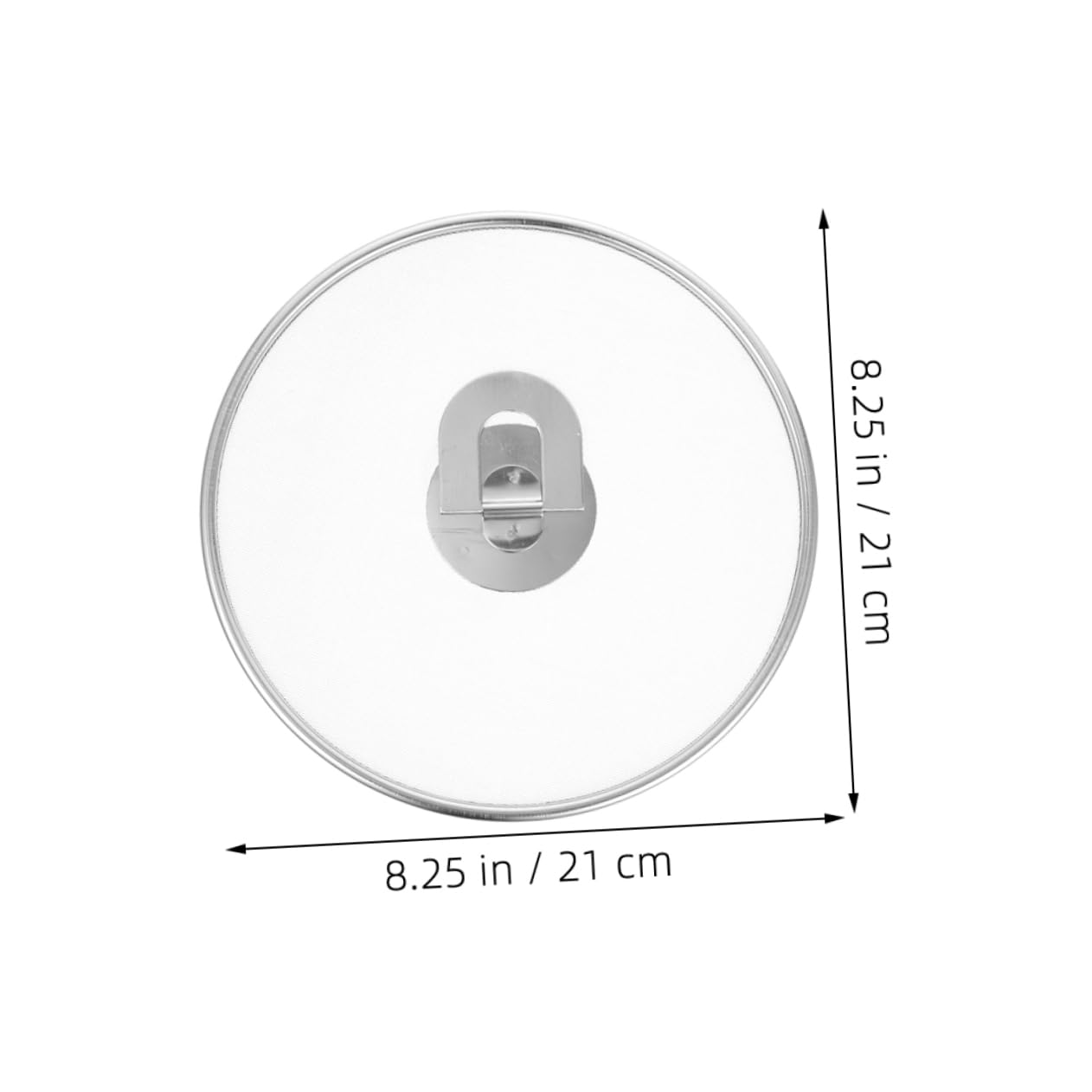 Ipetboom 2pcs Stainless Steel Splatter Guard for Frying Pan Mesh Cooking Screen with Foldable Knob Oil Splash Protector for Mess Cooking Enhanced Experience