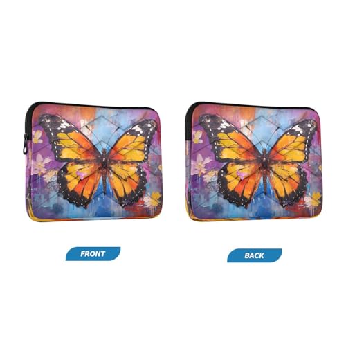 Funda para portátil de 13-14 pulgadas con diseño acuarela miniatura 2