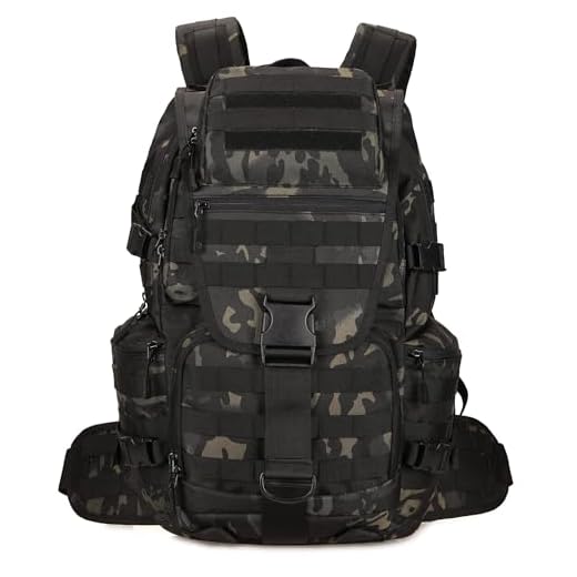Versatile 50L Military Tactical Hiking Backpack